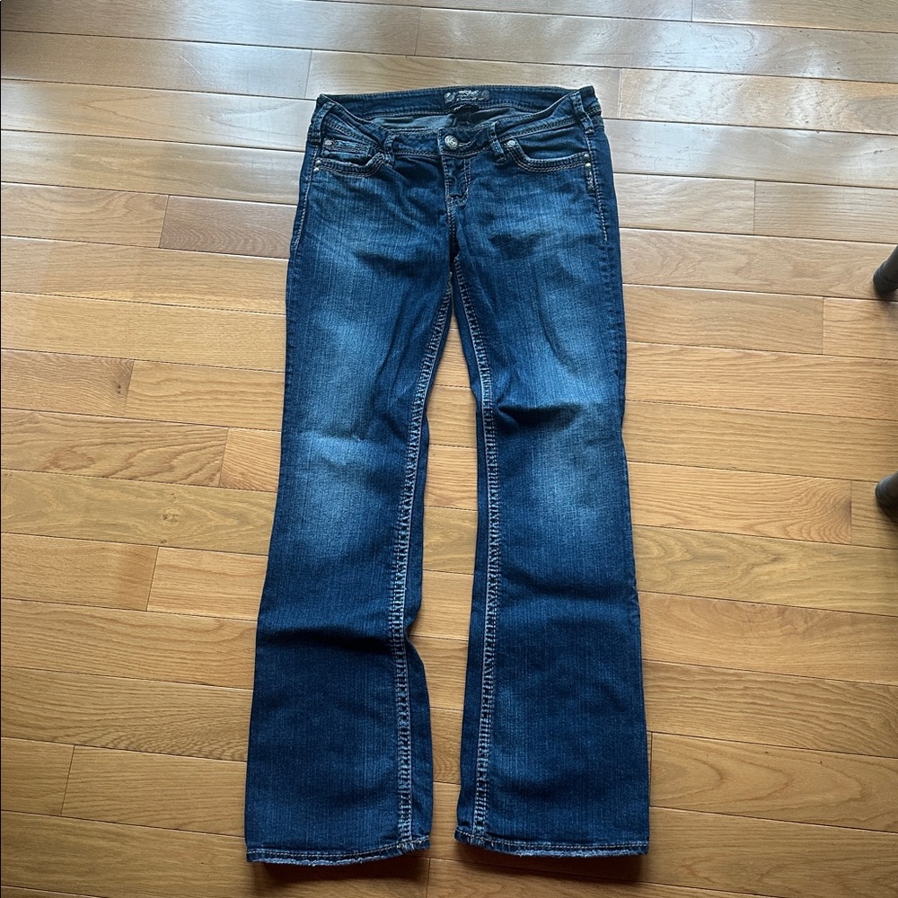 Silver Jeans Dark Blue Boot Cut Women's Jeans